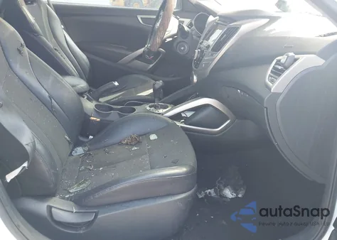 2015 Hyundai Veloster из США, поврежденный, VIN KMHTC6AD1FU237103